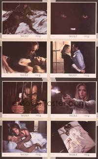 8p245 WOLF 8 int'l 8x10 mini LCs '94 Jack Nicholson, Michelle Pfeiffer, James Spader