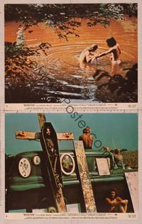 8p278 WOODSTOCK 2 8x10 mini LCs '70 great images of hippies skinny dipping & watching concert!
