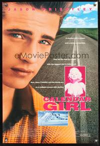 8r100 CALENDAR GIRL DS 1sh '93 Jason Priestley & Jerry O'Connell have a date with Marilyn Monroe!