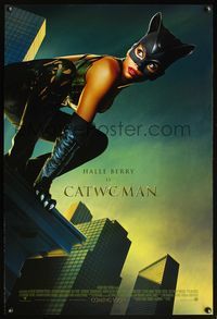 8r104 CATWOMAN DS advance 1sh '04 great image of sexy Halle Berry!