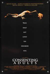 8r126 CONSENTING ADULTS DS int'l 1sh '92 Kevin Spacey, thou shalt not covet they neighbor's wife!