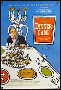 8r152 DINNER GAME int'l 1sh '98 Francis Veber's Le Diner de cons, Thierry Lhermitte!