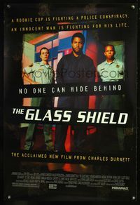 8r197 GLASS SHIELD 1sh '95 Charles Burnett, Elliott Gould, Ice Cube, tough-looking Lori Petty!
