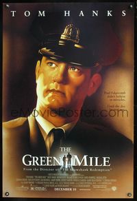 8r210 GREEN MILE DS advance 1sh '99 great art of Tom Hanks, Stephen King prison fantasy!