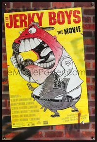 8r250 JERKY BOYS DS 1sh '95 James Melkonian directed, prank call comedy, wild artwork!