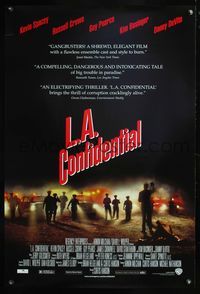 8r259 L.A. CONFIDENTIAL 1sh '97 Kevin Spacey, Russell Crowe, Danny DeVito, Kim Basinger
