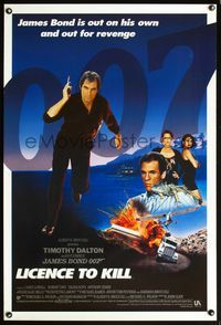 8r275 LICENCE TO KILL int'l 1sh '89 Timothy Dalton as James Bond, he's out for revenge!