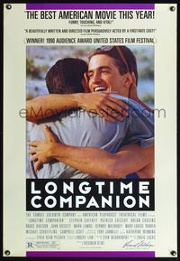 8r290 LONGTIME COMPANION 1sh '90 coping with AIDS, Stephen Caffrey, Patrick Cassidy!