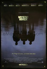 8r326 MYSTIC RIVER DS advance 1sh '03 Sean Penn, Tim Robbins, Clint Eastwood directed!