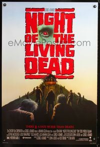 8r337 NIGHT OF THE LIVING DEAD 1sh '90 Tom Savini directed, George Romero, Patricia Tallman!
