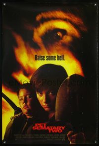 8r359 PET SEMATARY TWO DS 1sh '92 Stephen King, Edward Furlong, Raise some hell!