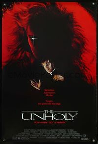 8r517 UNHOLY 1sh '88 tonight evil goes over the edge, cool religious horror image!