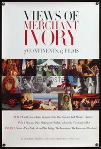 8r520 VIEWS OF MERCHANT IVORY 1sh '90s Paul Newman, Hugh Grant, Anthony Hopkins!