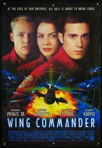 8r547 WING COMMANDER DS 1sh '99 Chris Roberts, Freddie Prinze Jr., colorful image!