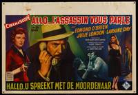 8s449 3rd VOICE Belgian '60 crime art of Edmond O'Brien, Julie London & Laraine Day!