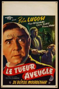 8s505 HUMAN MONSTER Belgian R50s close-up of Bela Lugosi, directed by Walter Summers!