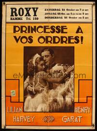 8s566 PRINCESSE A VOS ORDRES Belgian '31 Lilian Harvey and Henry Garat dancing close!