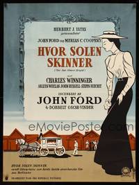 8s040 SUN SHINES BRIGHT Danish '54 adaptation of Irvin Cobb stories by John Ford, Stilling art!