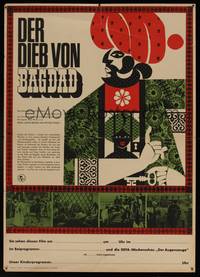 8s118 THIEF OF BAGDAD East German '65 Conrad Veidt, June Duprez, Rex Ingram, Sabu, Gottsman art!
