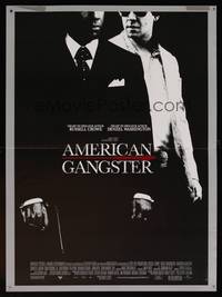 8s348 AMERICAN GANGSTER French 16x21 '07 Denzel Washington, Russell Crowe, Ridley Scott directed!