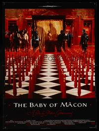 8s351 BABY OF MACON French 15x20 '93 directed by Peter Greenaway, wild image!