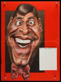 8s388 JERRY LEWIS French 15x21 '80s Morchoishe caricature artwork of Jerry Lewis!