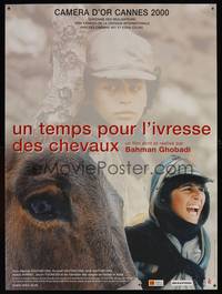 8s425 TIME FOR DRUNKEN HORSES French 16x21 '00 Nezhad Ekhtiar-Dini, Iranian melodrama!