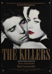 8s254 KILLERS German R86 close-up of Burt Lancaster & sexy Ava Gardner, from Hemingway!