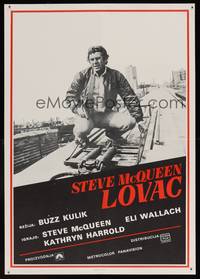 8s307 HUNTER Yugoslavian '80 great image of tough guy bounty hunter Steve McQueen!