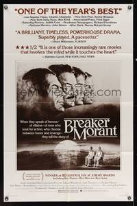 8t122 BREAKER MORANT reviews 1sh '80 Aussie Bruce Beresford, is he hero or villain?