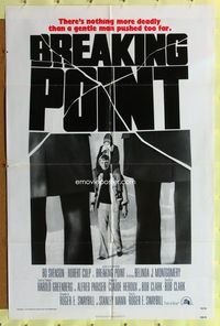 8t124 BREAKING POINT int'l 1sh '76 there's nothing more deadly than a gentle man pushed too far!