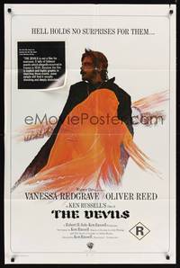 8t248 DEVILS int'l 1sh '71 directed by Ken Russell, Oliver Reed & Vanessa Redgrave!