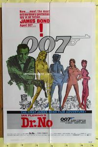 8t271 DR. NO 1sh R80 Sean Connery is the most extraordinary gentleman spy James Bond 007!