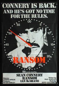 8t858 TERRORISTS English 1sh '75 Sean Connery has no time for the rules, Ransom!