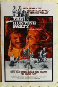 8t435 HUNTING PARTY int'l 1sh '71 they hunted the deadliest game of all - 26 men and Candice Bergen