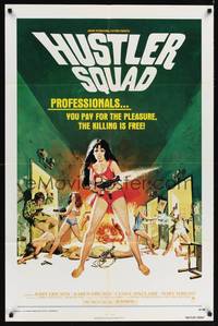 8t437 HUSTLER SQUAD 1sh '76 sexiest killer babes, you pay for the pleasure, the killing is free!
