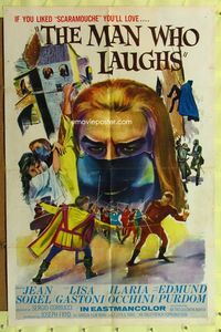 8t564 MAN WHO LAUGHS 1sh '66 Sergio Corbucci's version of Victor Hugo's classic!
