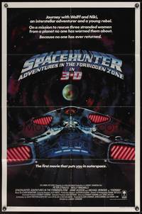 8t807 SPACEHUNTER ADVENTURES IN THE FORBIDDEN ZONE advance 1sh '83 Molly Ringwald, Peter Strauss!