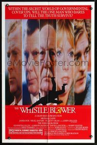 8t971 WHISTLE BLOWER 1sh '87 Michael Caine, James Fox, Nigel Havers, governmental cover-ups!