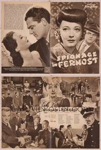 8v198 BLOOD ON THE SUN German program '50 different images of James Cagney & sexy Sylvia Sidney!