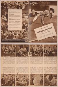 8v199 BULLFIGHTERS German program '50 great different wacky images of Stan Laurel & Oliver Hardy!