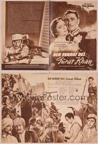 8v202 CHARGE OF THE LIGHT BRIGADE German program '50 Errol Flynn, Olivia De Havilland, different!