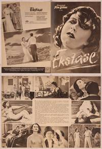 8v209 ECSTASY German program R50 many different images of sexy Hedy Lamarr, including a nude one!