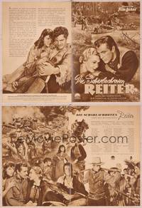 8v218 NORTH WEST MOUNTED POLICE German program '51 Cecil B. DeMille, Gary Cooper,Madeleine Carroll