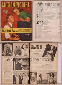 8v112 MOTION PICTURE magazine April 1941, Mickey Rooney plays piano & sings to Judy Garland!