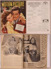 8v110 MOTION PICTURE magazine February 1941, great c/u of Vivien Leigh & Clark Gable from GWTW!