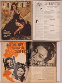 8v118 MOTION PICTURE magazine October 1941, portrait of Rita Hayworth in sexiest neglege!
