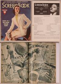 8v091 SCREEN BOOK magazine July 1938, full-length portrait of Loretta Young by McKnight-Wilson!