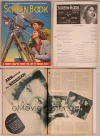 8v094 SCREEN BOOK magazine October 1938, Clark Gable & Myrna Loy w/camera in Too Hot to Handle!