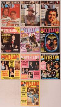 8v013 LOT OF MOVIE LAND MAGAZINES 10 magazines Jan 1975 to Mar 1986, Redford, Prinze, Barbra